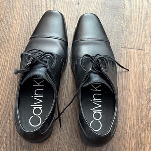 Calvin Klein Men's Black Oxford Shoes Sz 8
